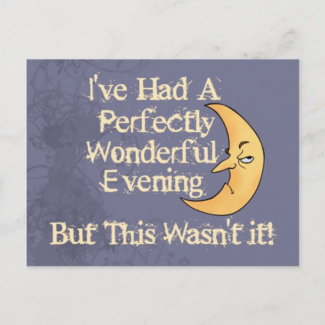 Perfect Evening Postcard (Front)