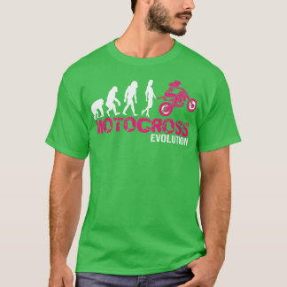 Perfect Evolution of a Motocross Woman gift T-Shirt