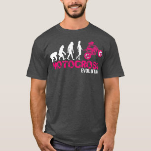Perfect Evolution of a Motocross Woman gift T-Shirt