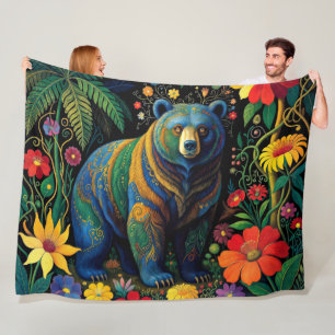 Perfect Fairy Bear Animal Fleece Blanket