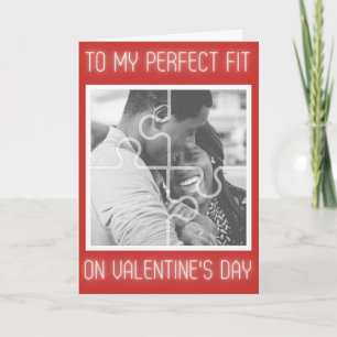 Perfect Fit Custom Photo Valentine Card