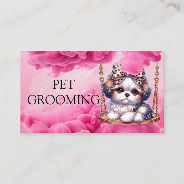Perfect for Animal Lovers and Pet Care Providers Business Card (Front)