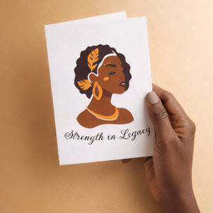 Perfect for Black History Month 2026 celebration  Card