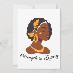 Perfect for Black History Month 2026 celebration  Invitation