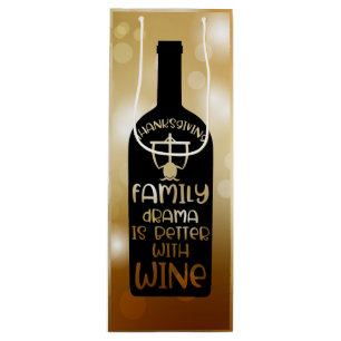 Perfect for Wine Lovers Wine Gift Bag