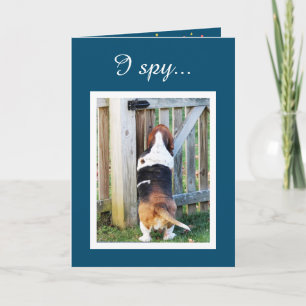 "Perfect Friend" Birthday Card w/Cute Basset