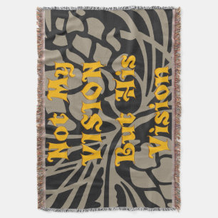 Perfect  futuristic vision for winter throw blanket