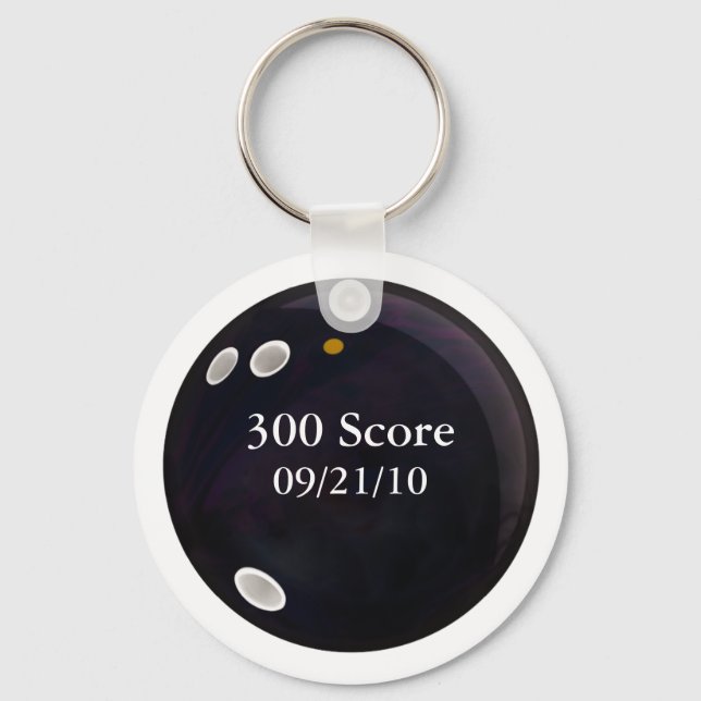 Perfect Game Score Key Ring (Front)