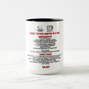 Perfect Gift/Blueberry Sweet Potato Muffin Mug