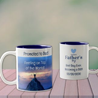 Perfect Gift for a New Dad. Two-Tone Coffee Mug. Mug