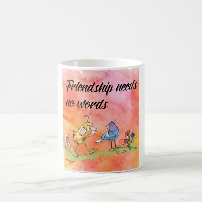 Perfect gift for a true friend coffee mug (Center)
