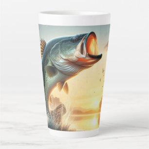Perfect Gift for Anglers and Fishermen Latte Mug