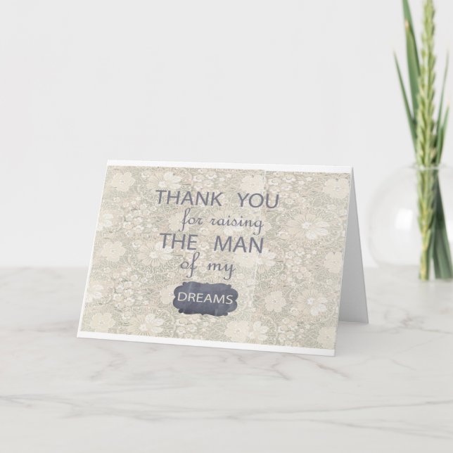 Perfect Gift for Mother in Law Card (Front)