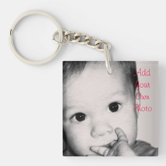 Perfect Gift For Mum Custom Photo Fob - Key Ring (Front)