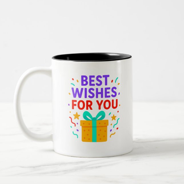 Perfect Gift Item for Birthday, Party & Special  Two-Tone Coffee Mug (Left)