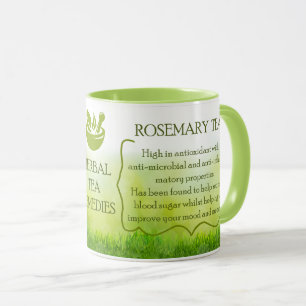 Perfect Gift/ Rosemary Tea Herbal Remedy Mug