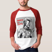 Perfect Gifts Peace On Earth NY Men Raglan Shirt