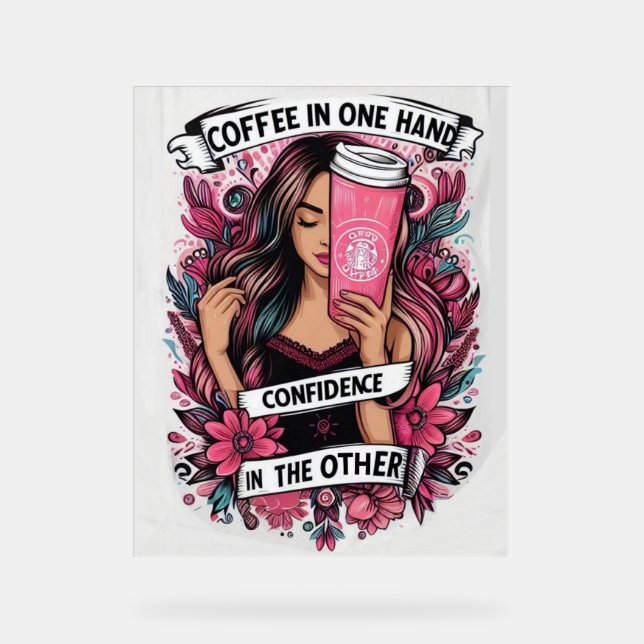 Perfect girl acrylic sign (Front)