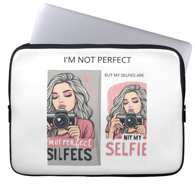 Perfect Girl Laptop Sleeve (Front)