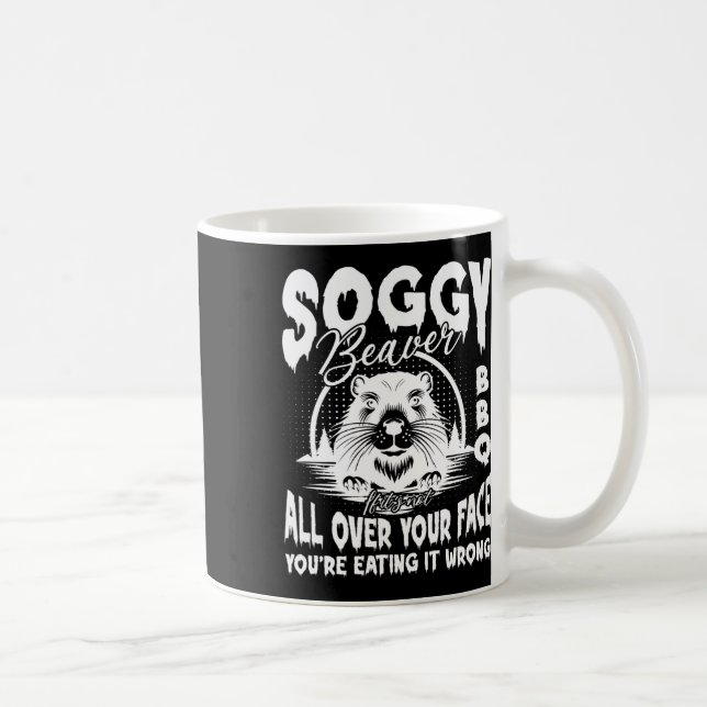 Perfect Grill Day With Beaver - Fun Bbq Collection Coffee Mug (Right)