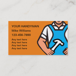 Perfect Handyman Business Cards