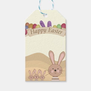Perfect Happy Easter Bunny, Eggs   Gift Tags