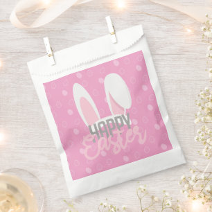 Perfect Happy Easter, Pink Bunny Favour Bags