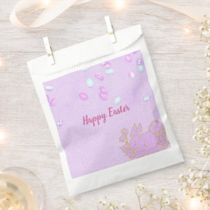 Perfect Happy Easter, Pink Eggs Favour Bags