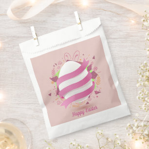 Perfect Happy Easter, Pink Eggs Favour Bags