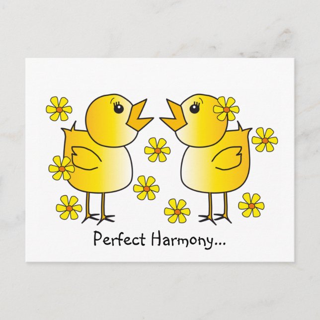 Perfect Harmony Postcard (Front)