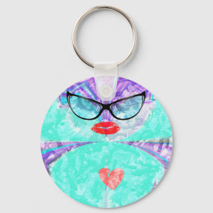 Perfect heart key ring