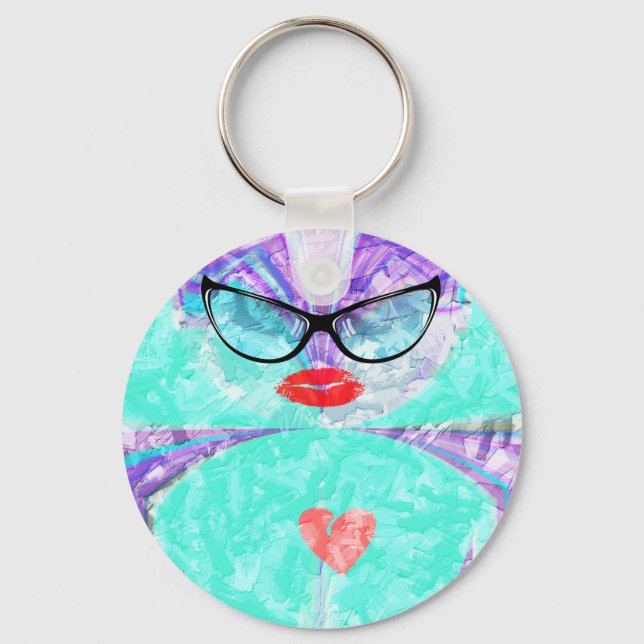 Perfect heart key ring (Front)