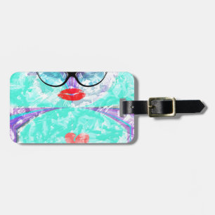 Perfect heart luggage tag