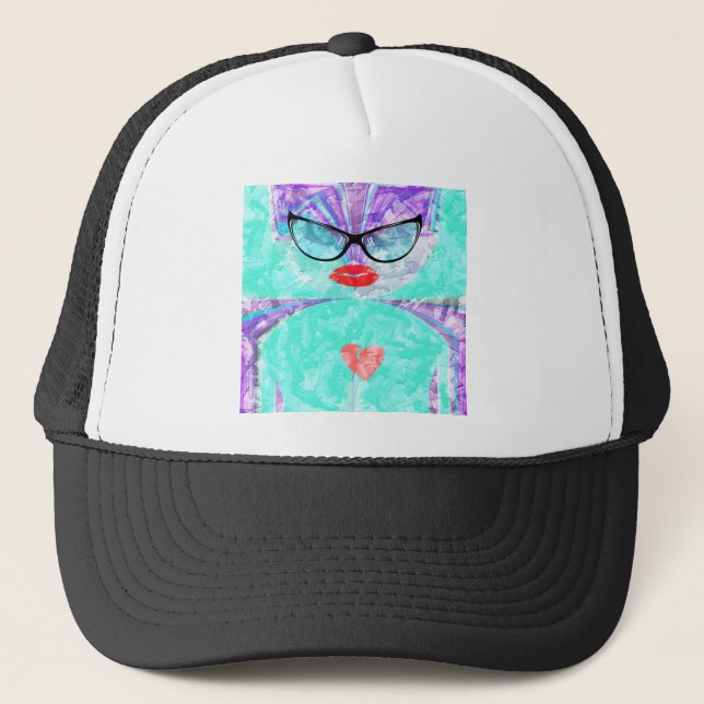 Perfect heart trucker hat (Front)