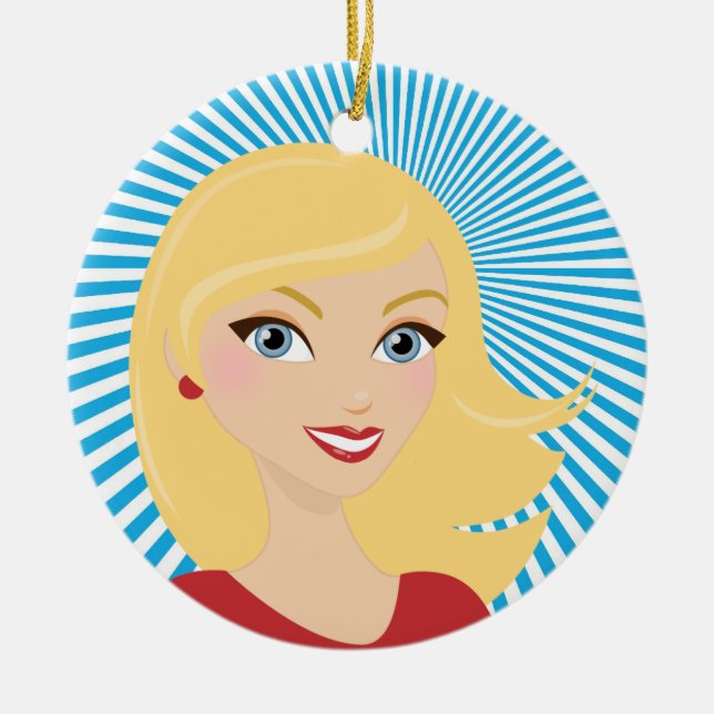 Perfect Hostess - SRF Ceramic Tree Decoration (Front)