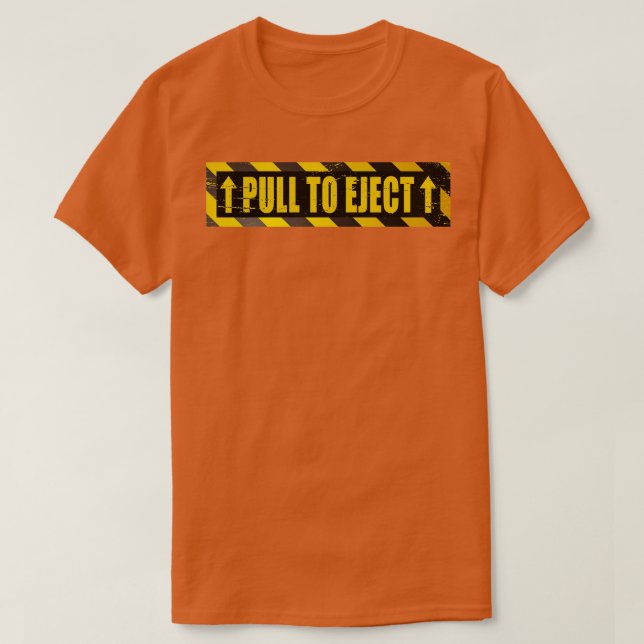 Perfect Markings Pull To Eject Aviation Aircraft D T-Shirt (Design Front)