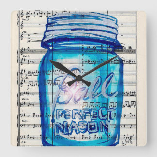 Perfect Mason Jar Wall Clock