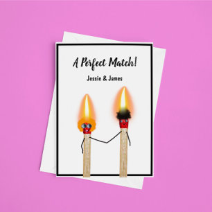 Perfect Match Anniversary  Card