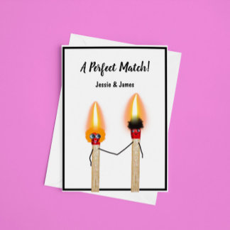 Perfect Match Anniversary  Card
