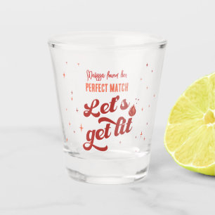 Perfect Match Bachelorette Party Shot Glass