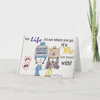 Perfect Match Couples Holiday Card