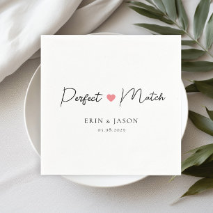 Perfect Match! Elegant, Simpel Napkin