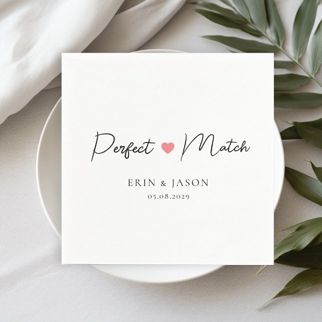 Perfect Match! Elegant, Simpel  Napkin (Creator Uploaded)