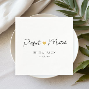 Perfect Match! Elegant, Simpel  Napkin