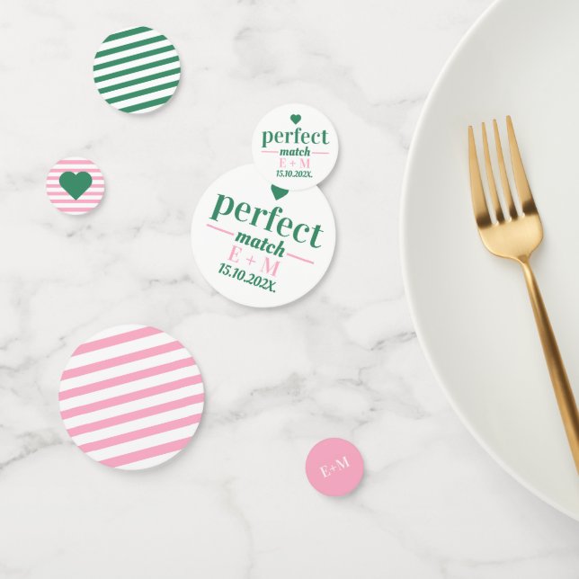 Perfect Match Tennis Country Club Bridal Shower Confetti (Group)