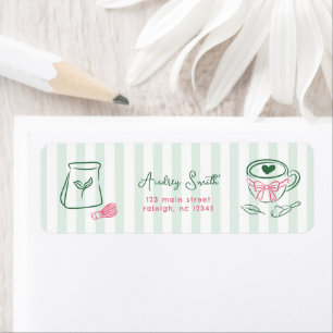 Perfect Matcha Bridal Shower Return Address