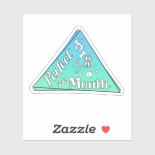 Perfect Month Sticker - August