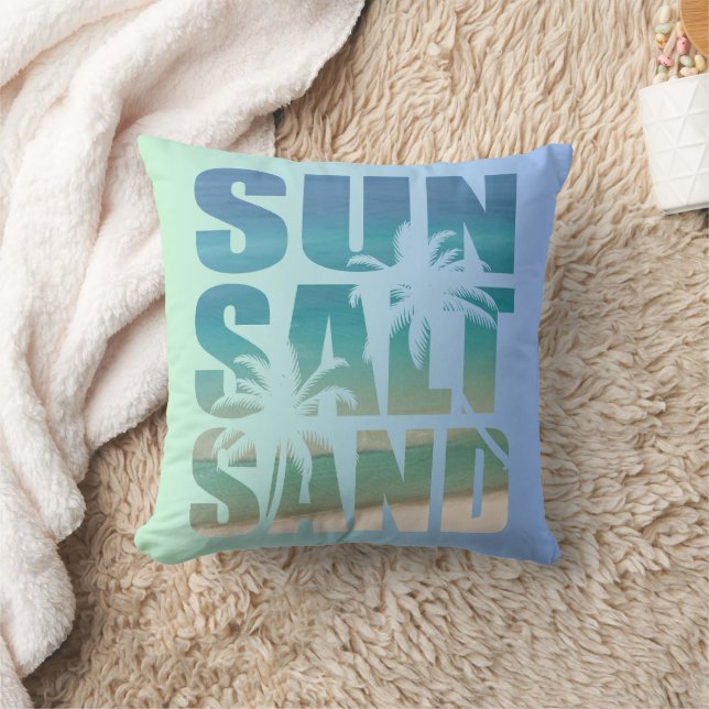 Perfect Mum's Day Gift! Beachy Design Cushion (Blanket)
