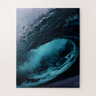 Perfect Ocean Wave Tunnel Jigsaw Puzzle