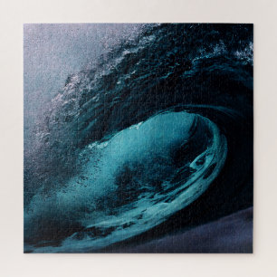 Perfect Ocean Wave Tunnel Jigsaw Puzzle